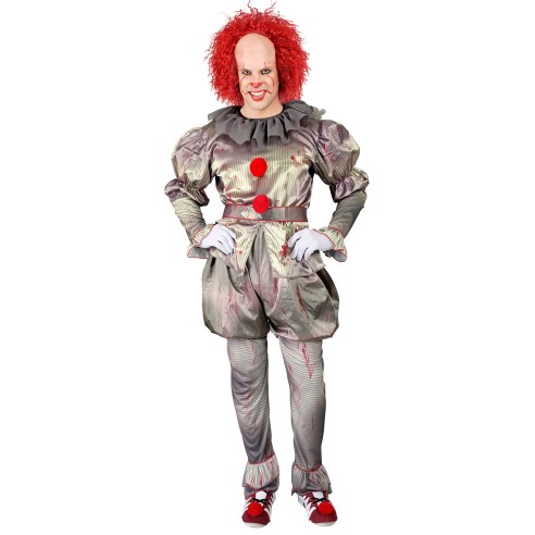 Déguisement clown tueur sanglant pour homme costume de cirque