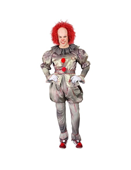 Déguisement clown tueur sanglant pour homme costume de cirque