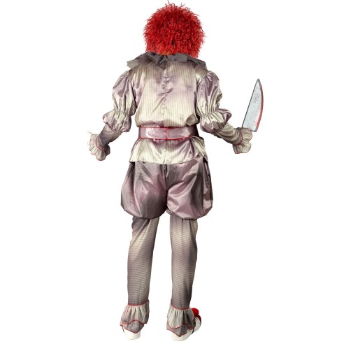 Déguisement clown tueur sanglant pour homme costume de cirque