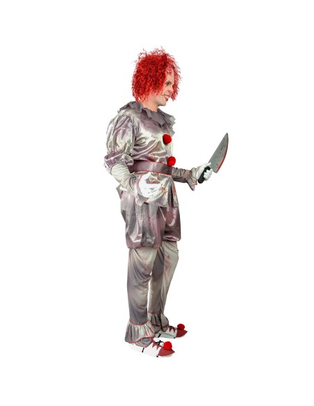 Déguisement clown tueur sanglant pour homme costume de cirque