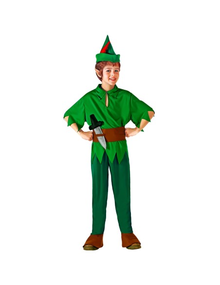 Déguisement de Peter Pan pour enfant avec tunique verte