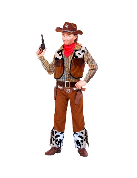 Déguisement de cow-boy vacher pour garçon sur le thème far-west