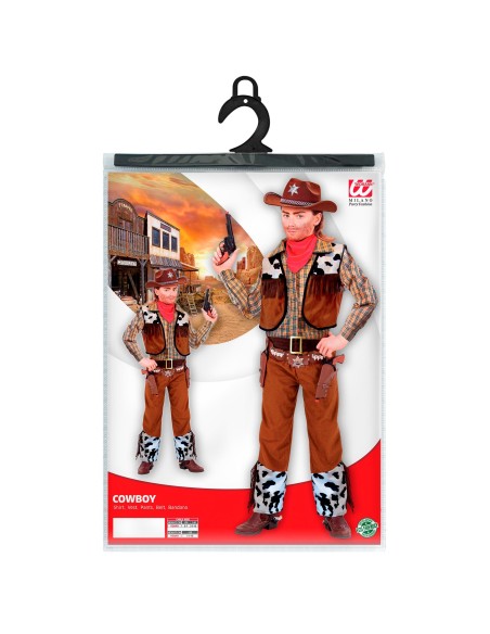 Déguisement de cow-boy vacher pour garçon sur le thème far-west