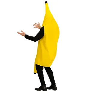 Déguisement combinaison de banane jaune pour homme ou femme 2