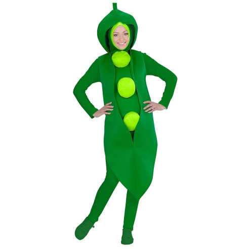 Déguisement de petit pois pour homme ou femme costume thème nature