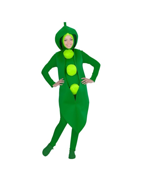 Déguisement de petit pois pour homme ou femme costume thème nature