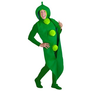 Déguisement de petit pois pour homme ou femme costume thème nature 2