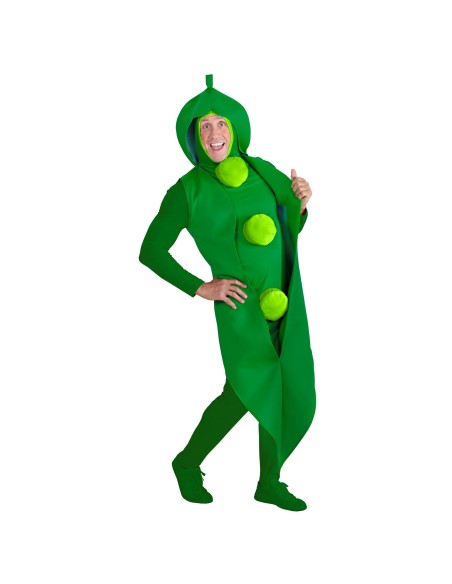 Déguisement de petit pois pour homme ou femme costume thème nature