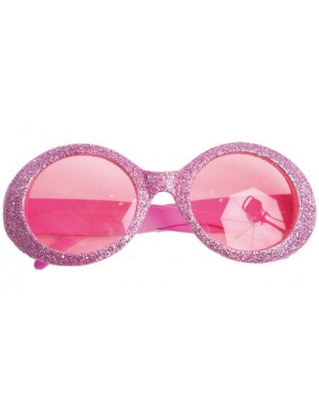 Lunettes à paillettes roses