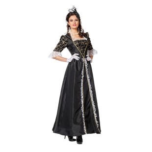 Location costume Marquise tafta noire