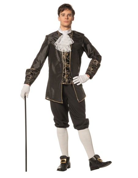 Location costume Marquis tafta noir