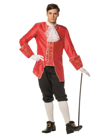 Location costume Marquis tafta rouge