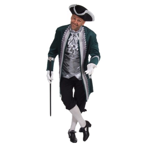 Location costume Marquis vert/argent