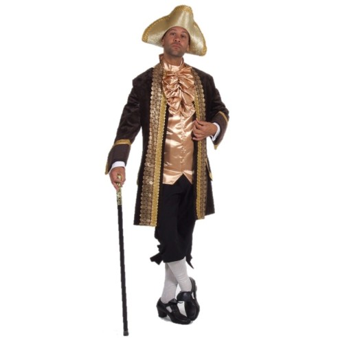 Location costume Marquis marron/or