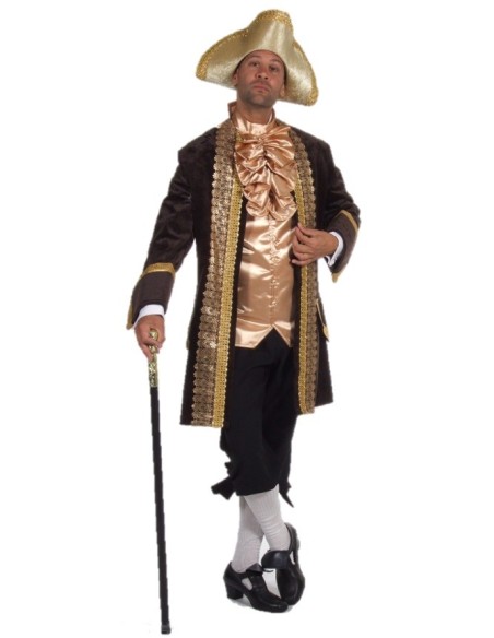 Location costume Marquis marron/or