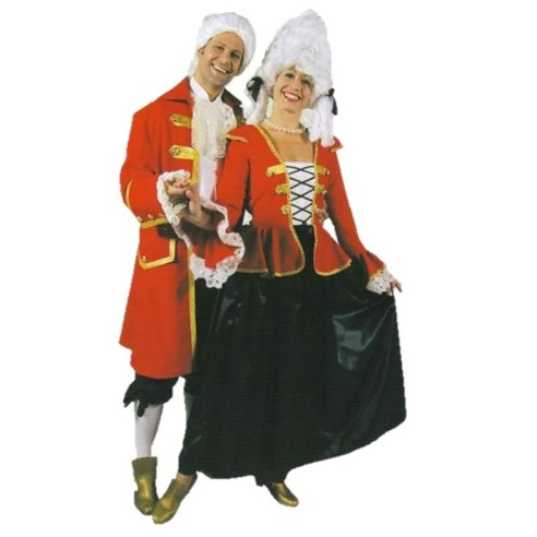 Location costume Marquise rouge