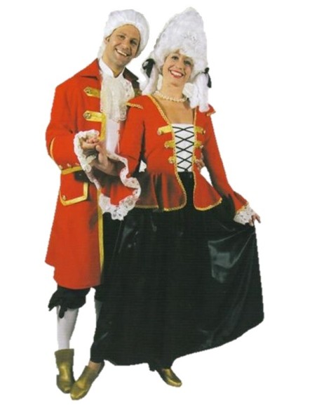 Location costume Marquise rouge