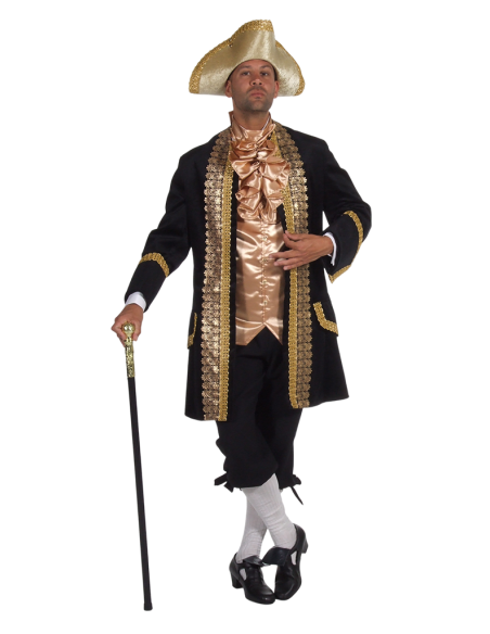Location costume Marquis noir/or