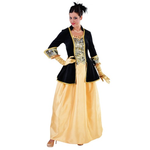 Location costume Marquise velours noir