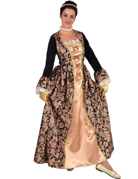 Location costume Marquise noire et crême