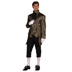 Location costume Marquis Versailles noire