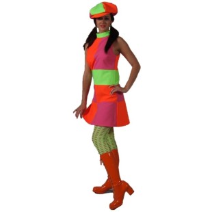 Location robe disco multicolore