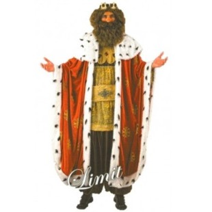 Location costume roi médieval rouge