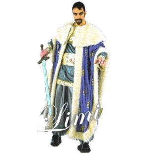 Location costume roi médieval bleu