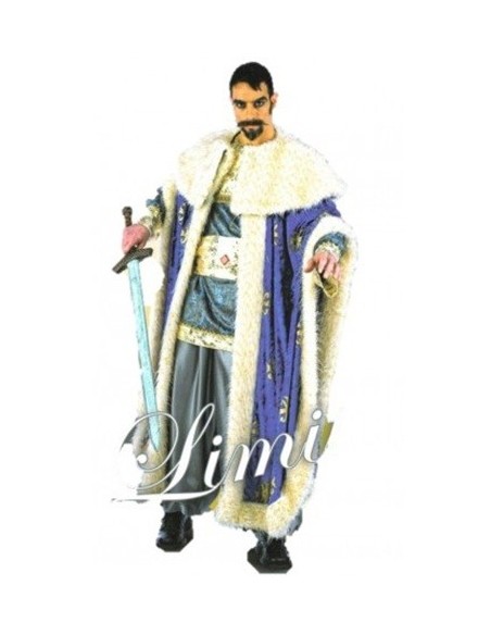 Location costume roi médieval bleu