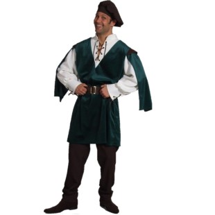 Location costume Médiéval vert