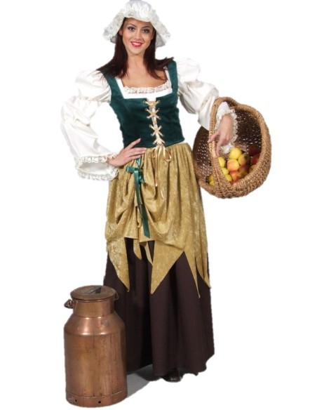 Location costume Médiévale verte