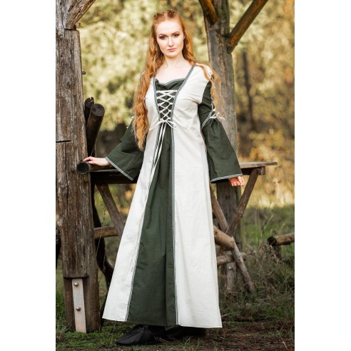 Location costume médiévale Amalia verte