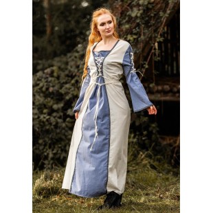 Location costume médiévale Amalia bleue