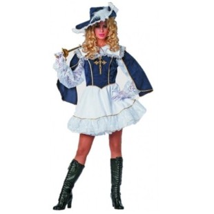 Location costume Mousquetaire courte femme