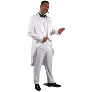 Location costume  Jaquette blanc