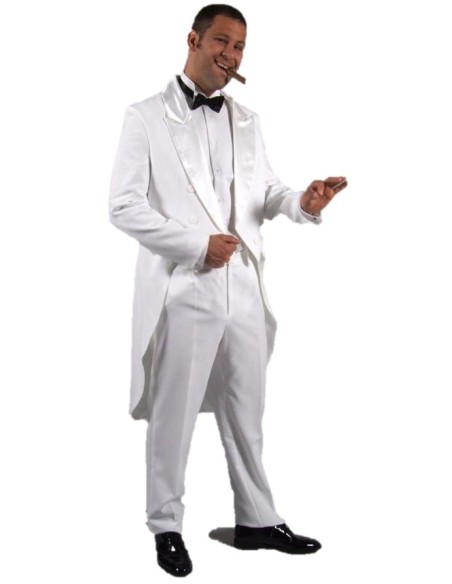 Location costume  Jaquette blanc