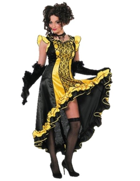 Location costume Cancan jaune