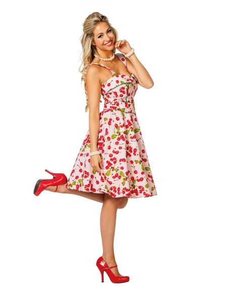 Location Robe années 60 cerises