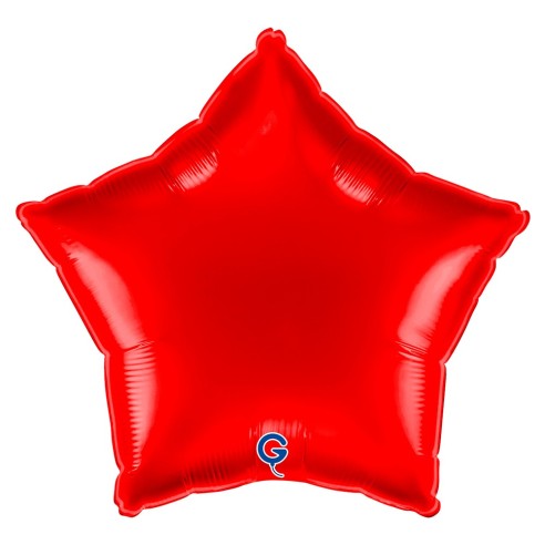 Ballon étoile rouge
