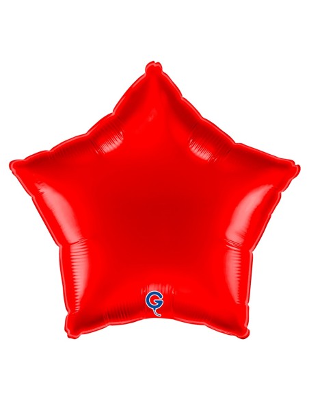 Ballon étoile rouge