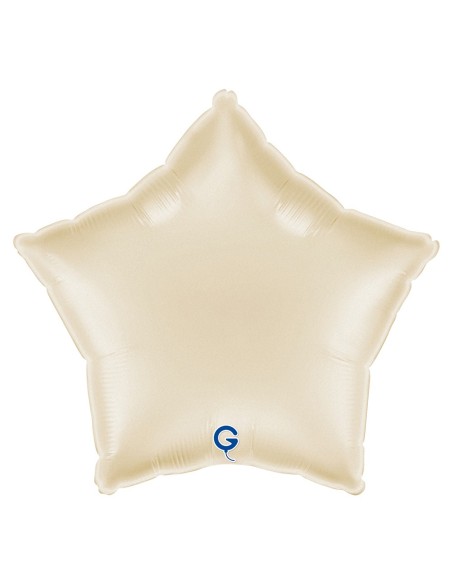 Ballon étoile crème