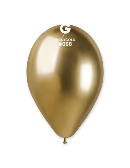 Lot de 25 ballons couleur shiny latex brillants pour décoration de salle