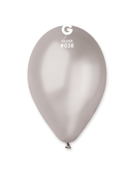 Lot de 50 ballons couleur métal latex brillants pour déco anniversaire