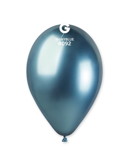Lot de 50 ballons couleur shiny latex brillants pour décoration de salle