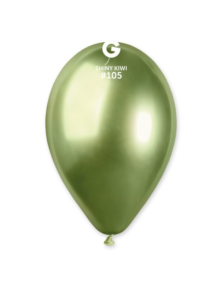 Lot de 50 ballons couleur shiny latex brillants pour décoration de salle
