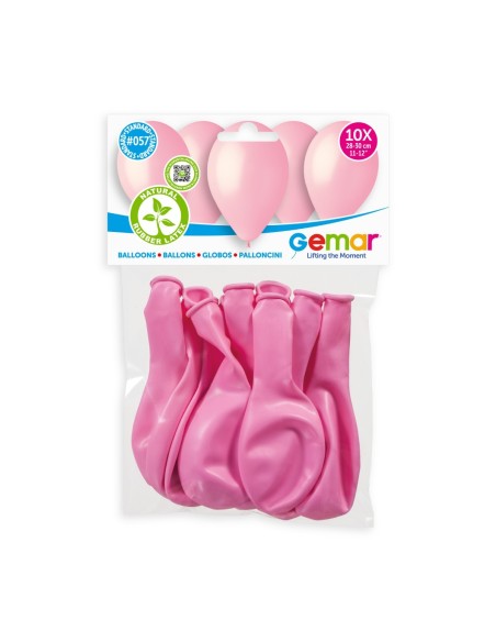 Lot de 10 ballons couleur pastel latex pour décoration anniversaire