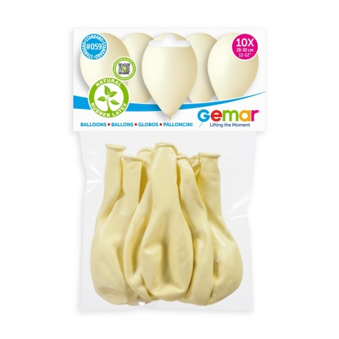 Lot de 10 ballons couleur pastel latex pour décoration anniversaire