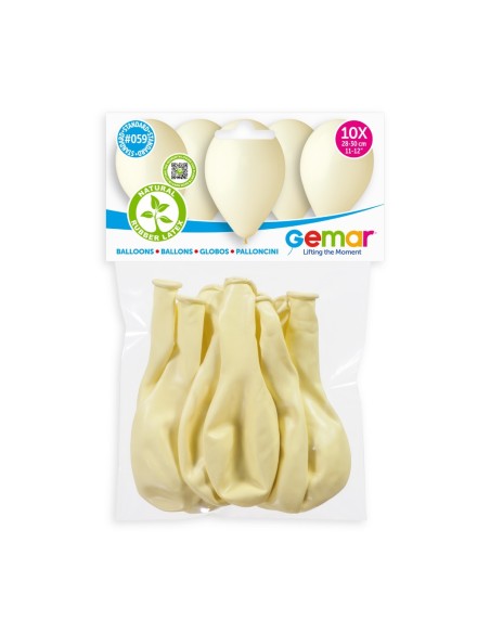 Lot de 10 ballons couleur pastel latex pour décoration anniversaire