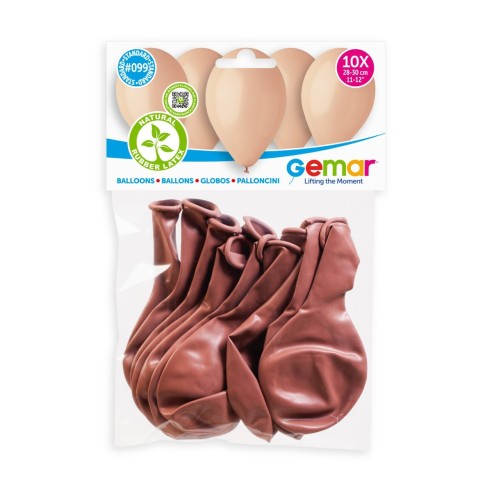 Lot de 10 ballons couleur pastel latex pour décoration anniversaire