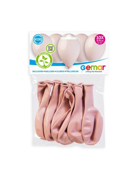 Lot de 10 ballons couleur pastel latex pour décoration anniversaire